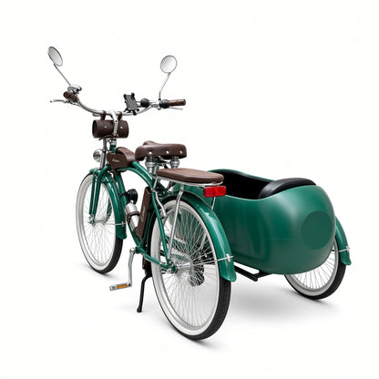 MULTIFUNCTIONAL SIDECAR Tricycle Bike 26 Inch 7-Speed 300kg Load Alloy Steel Rigid Frame for Road