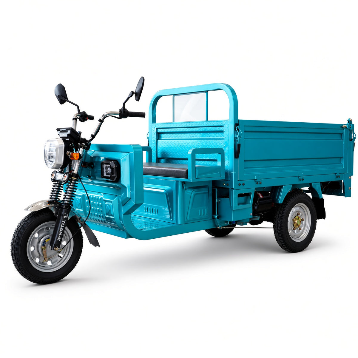 F7-160 Extreme-Core Electric Cargo Tricycle 1.6m 1200W PMSM Motor 60V/72V 475kg Rated