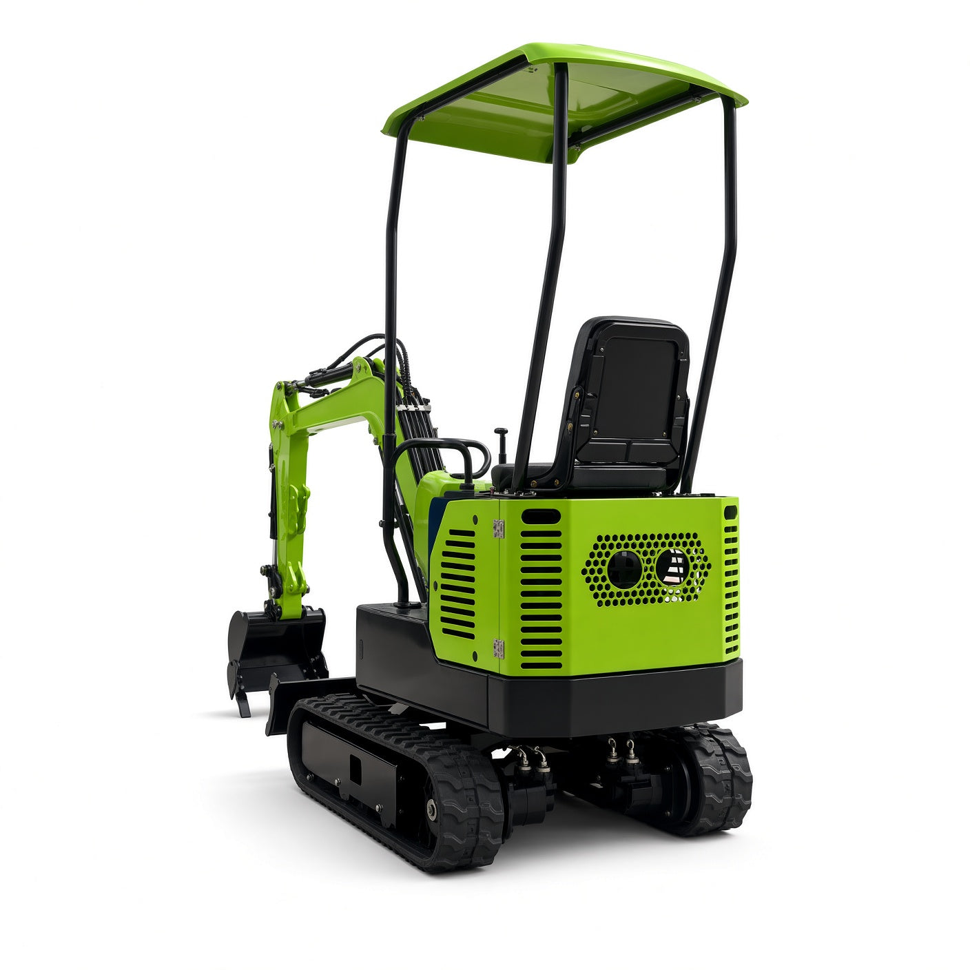 QH12-3 Mini Excavator Diesel Engine Max Digging Depth 1700mm for Narrow Space Operations