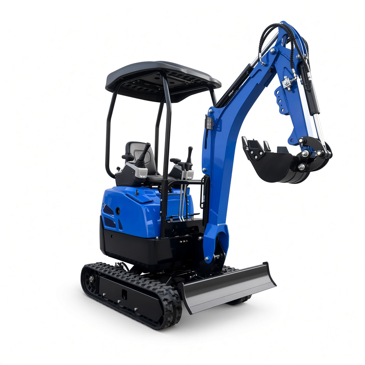 ME17 Mini Excavator 3-Cylinder Water-Cooled Diesel Engine Max Digging Depth 1800mm for Narrow Space Operations