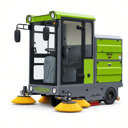 YX-21A Electric Street Sweeper 2100mm Sweeping Width 9000-16000㎡/h Efficiency 48V Drive Intelligent Control