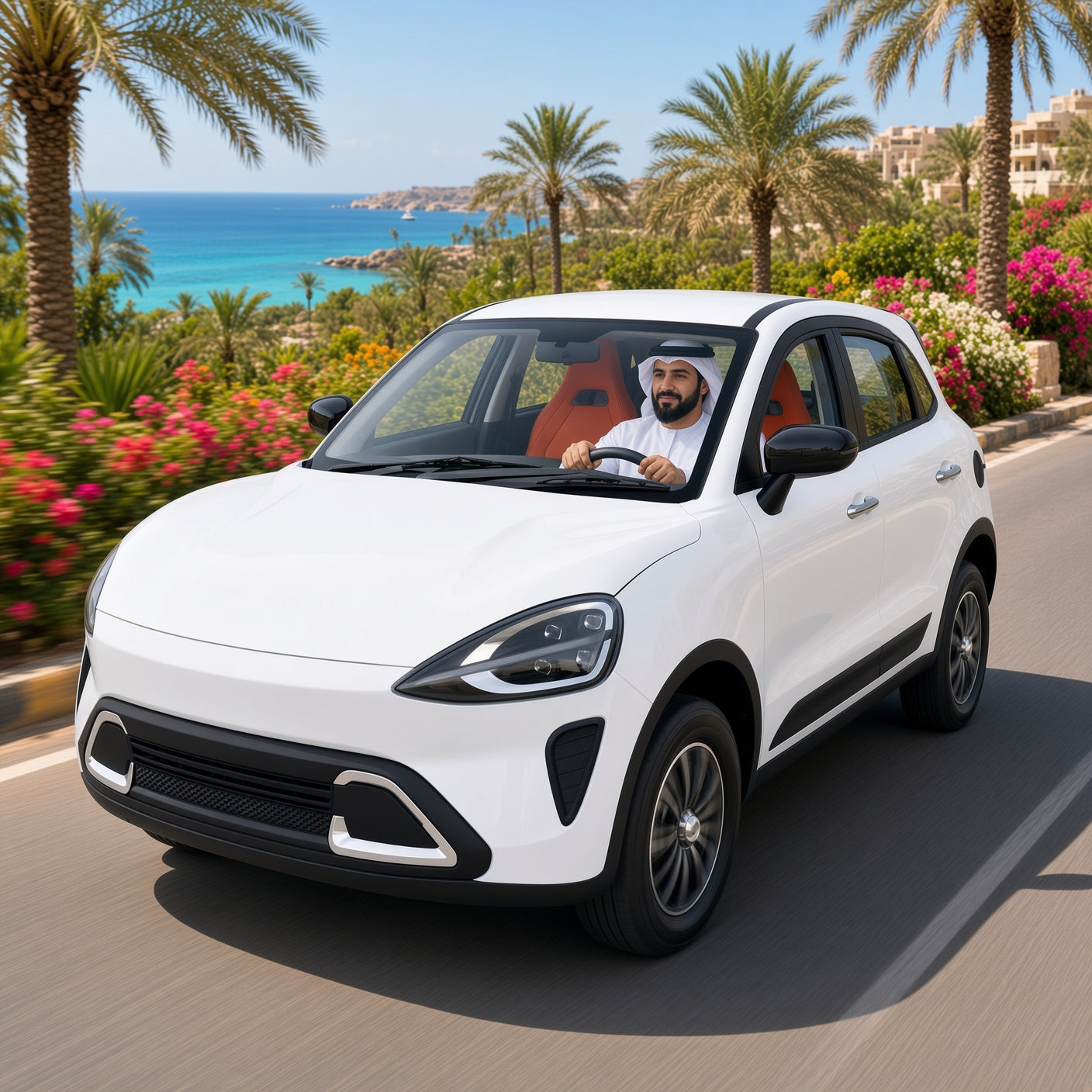 Xiaomi Su7 Electric Mini Car 60V 3500W AC Motor 5-Seater 4-Door Disc Brakes for Short-Distance Travel