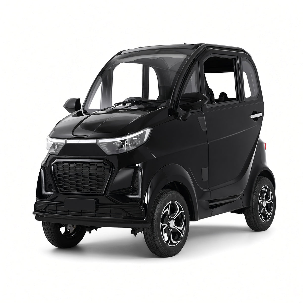 EV5 Electric Mini Car L6E 2.2kW Motor 60V Lead-Acid/NCM 65-70km Range 2-3 Seater 45km/h