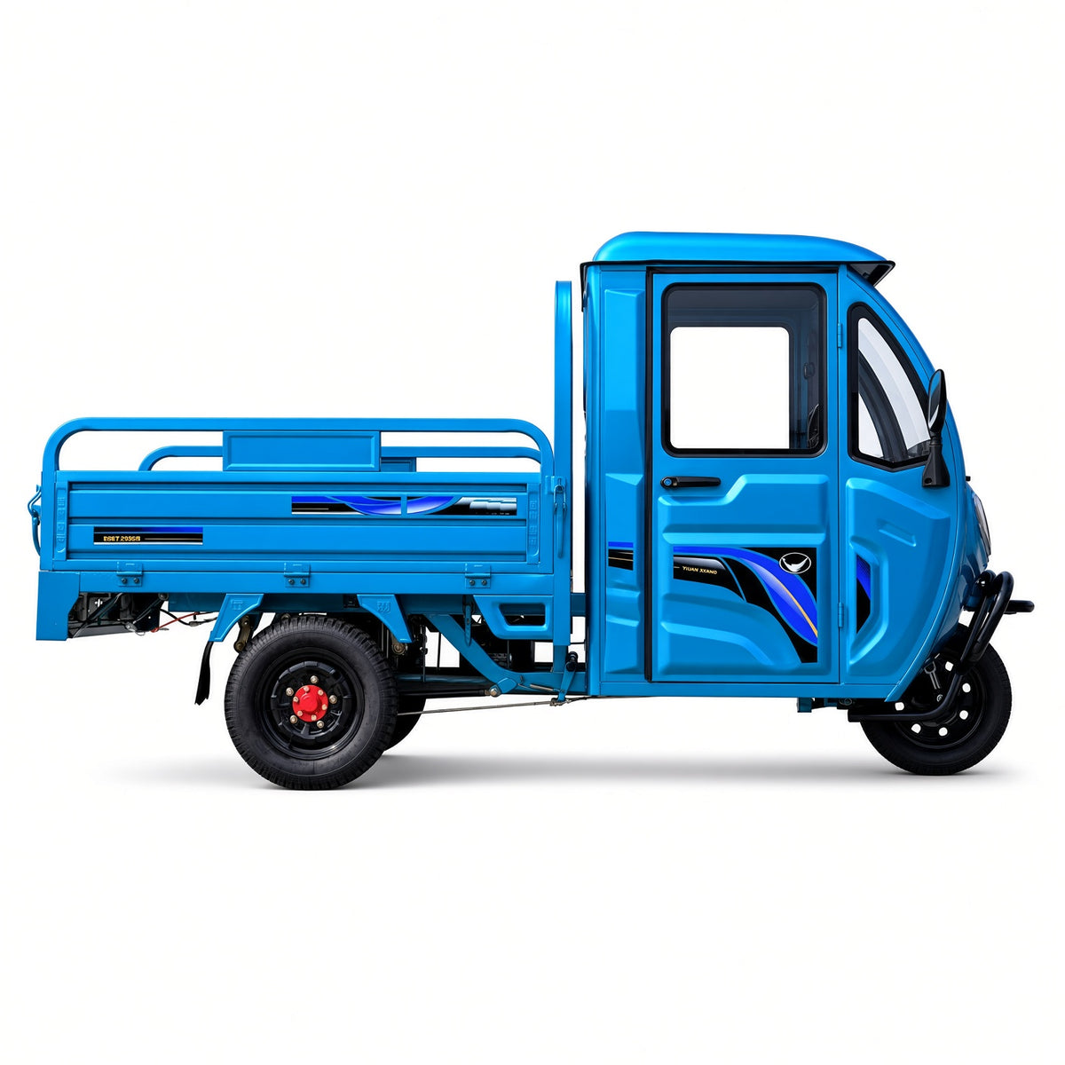 Q8 Enclosed Electric Cargo Tricycle 600-800kg Load 70-90km Range 30-50km/h 2-Seater