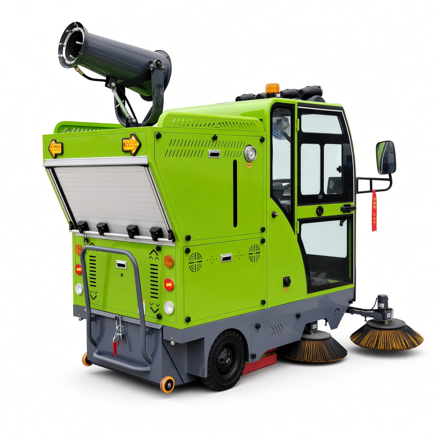 YX-22A Electric Street Sweeper 2200mm Sweeping Width 10000-15000㎡/h Efficiency 48V Drive High-Pressure Cleaning Intelligent Control