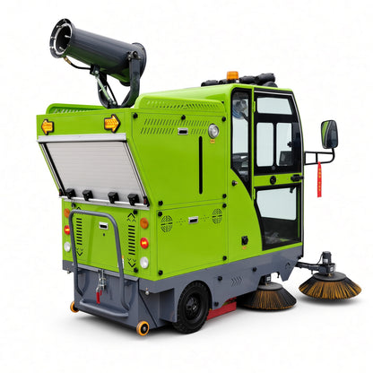 YX-22A Electric Street Sweeper 2200mm Sweeping Width 10000-15000㎡/h Efficiency 48V Drive High-Pressure Cleaning Intelligent Control
