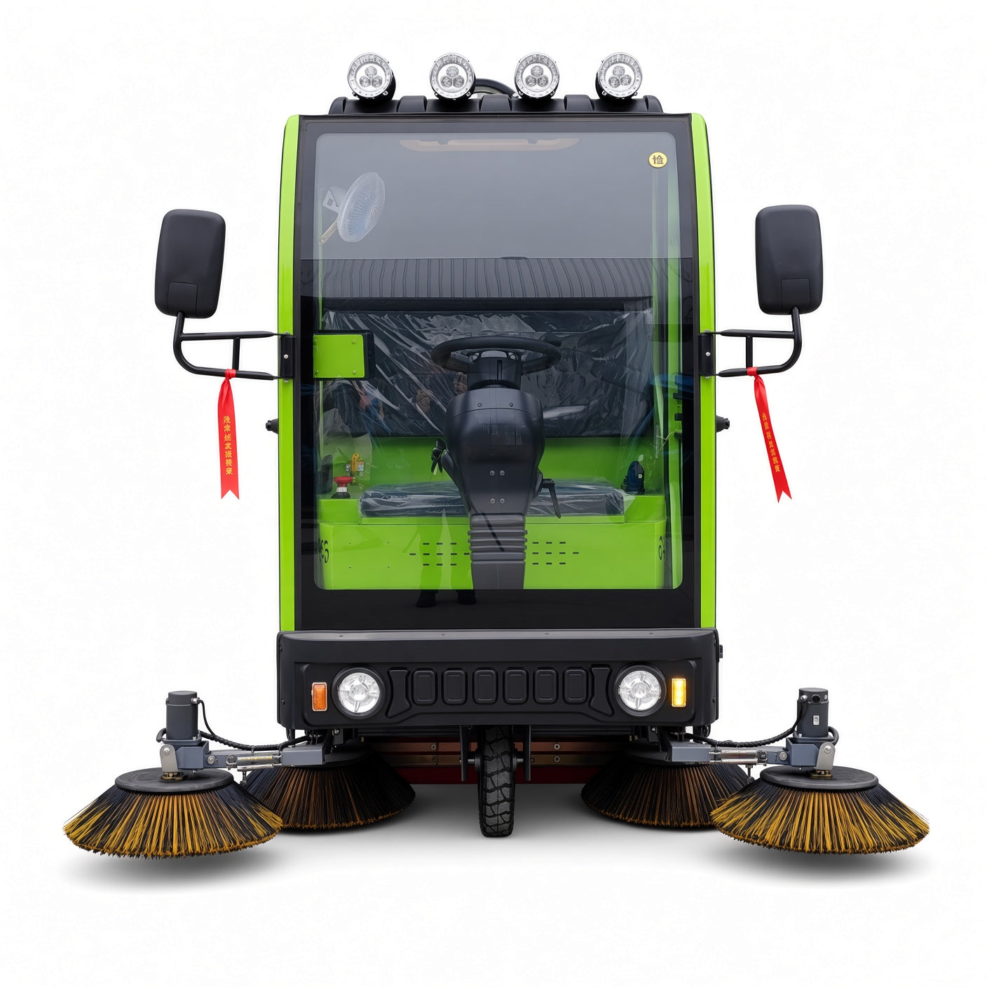 YX-G22B Electric Road Sweeper Ride On Floor Cleaning Machine Intelligent Battery Powered Vacuum Sweeper for Factory Street Warehouse