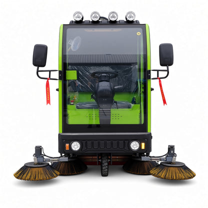YX-G22B Electric Road Sweeper Ride On Floor Cleaning Machine Intelligent Battery Powered Vacuum Sweeper for Factory Street Warehouse