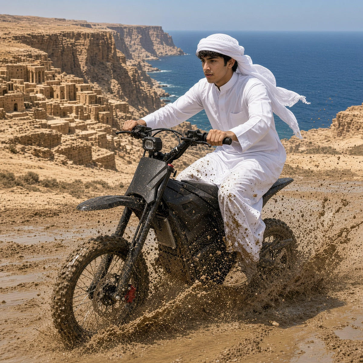 ME01 Electric Dirt Bike 1000W Brushless Motor 48V 20.8Ah Lithium 60km/h 30km Range