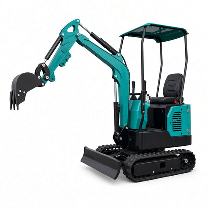 QH12-3 Mini Excavator Diesel Engine Max Digging Depth 1700mm for Narrow Space Operations