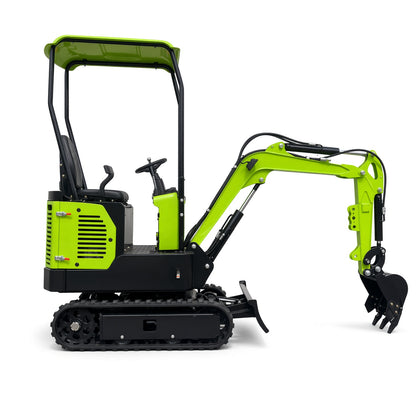 QH12-3 Mini Excavator Diesel Engine Max Digging Depth 1700mm for Narrow Space Operations