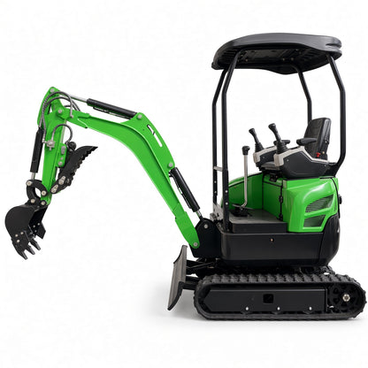 ME17 Mini Excavator 3-Cylinder Water-Cooled Diesel Engine Max Digging Depth 1800mm for Narrow Space Operations