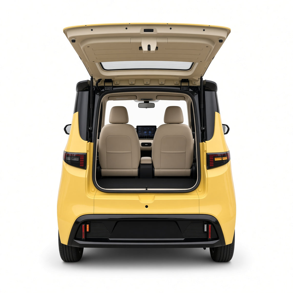 EV2 KQ20 Electric Mini Car L6E 5kW Motor 72V 100Ah Lithium 110km Range 2-Seater 45km/h
