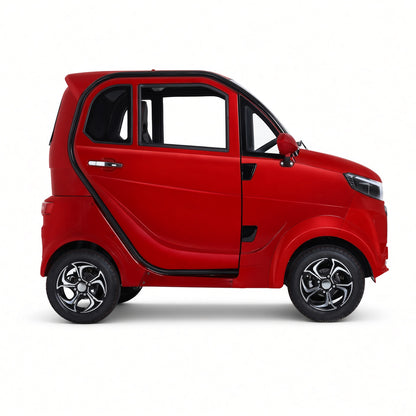 EV5 Electric Mini Car L6E 2.2kW Motor 60V Lead-Acid/NCM 65-70km Range 2-3 Seater 45km/h
