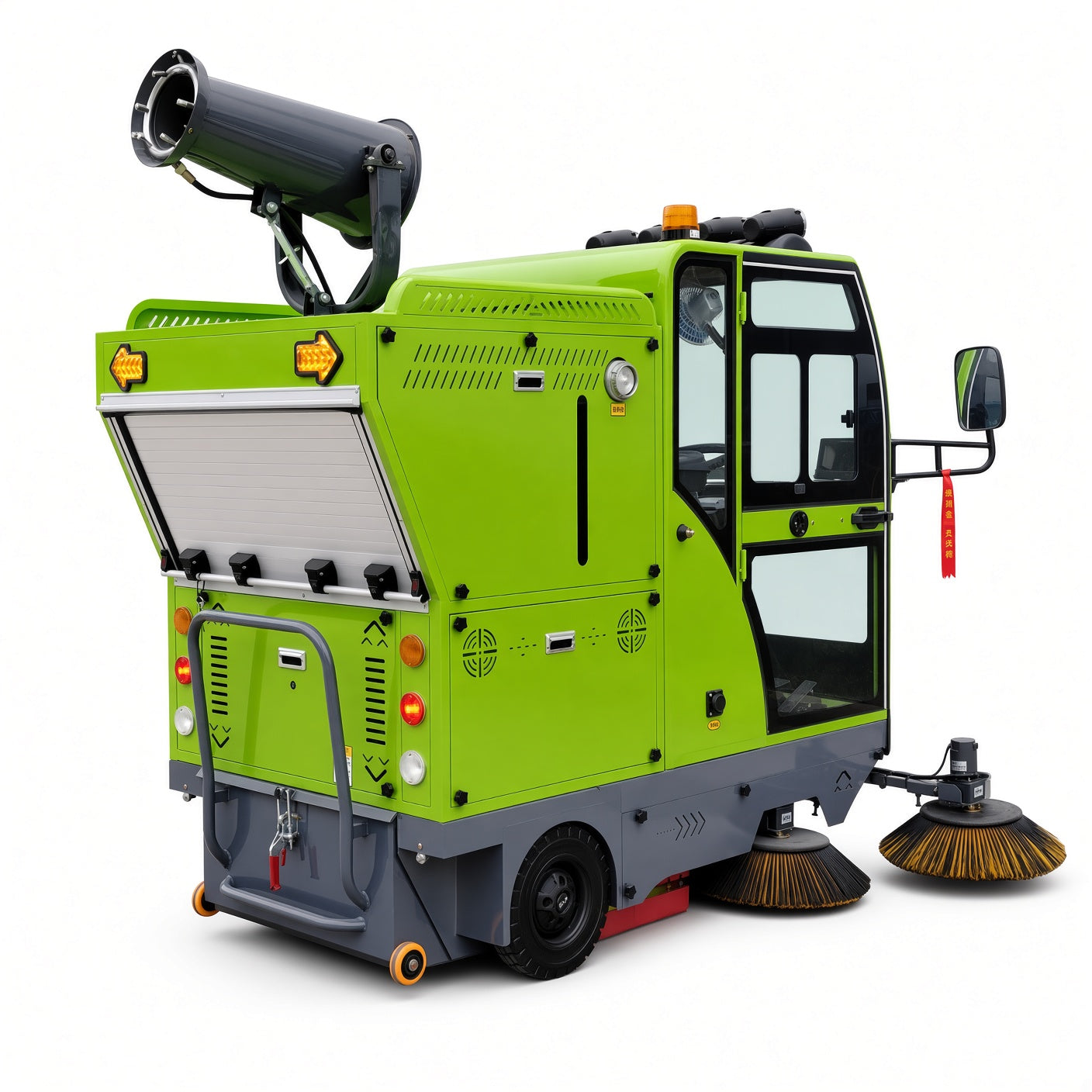 YX-G22B Electric Road Sweeper Ride On Floor Cleaning Machine Intelligent Battery Powered Vacuum Sweeper for Factory Street Warehouse