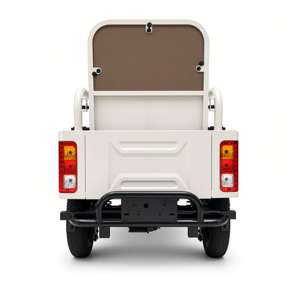 L6 Leisure Electric Tricycle 500W 48V/60V 700×700mm Cargo Box Foldable Seat 175kg Rated L