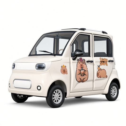 T9 4-Door 4-Seater Electric Car Nanpu Silent 1000W 60V 60Ah Disc Brake Reverse Camera Sunroof