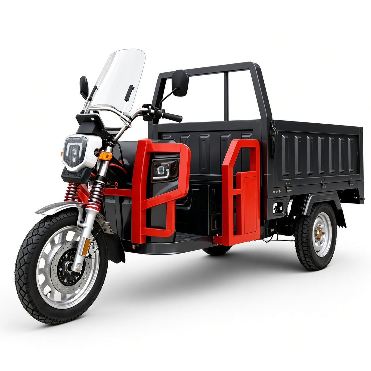 F3-160 Electric Cargo Tricycle 1.6m Zhanhu 1200W 60V/72V 500kg Rated Load 1000kg Max Load