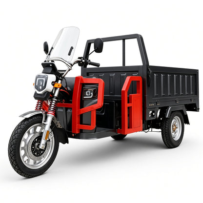 F3-160 Electric Cargo Tricycle 1.6m Zhanhu 1200W 60V/72V 500kg Rated Load 1000kg Max Load