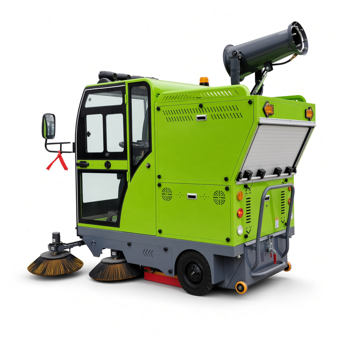 YX-22A Electric Street Sweeper 2200mm Sweeping Width 10000-15000㎡/h Efficiency 48V Drive High-Pressure Cleaning Intelligent Control