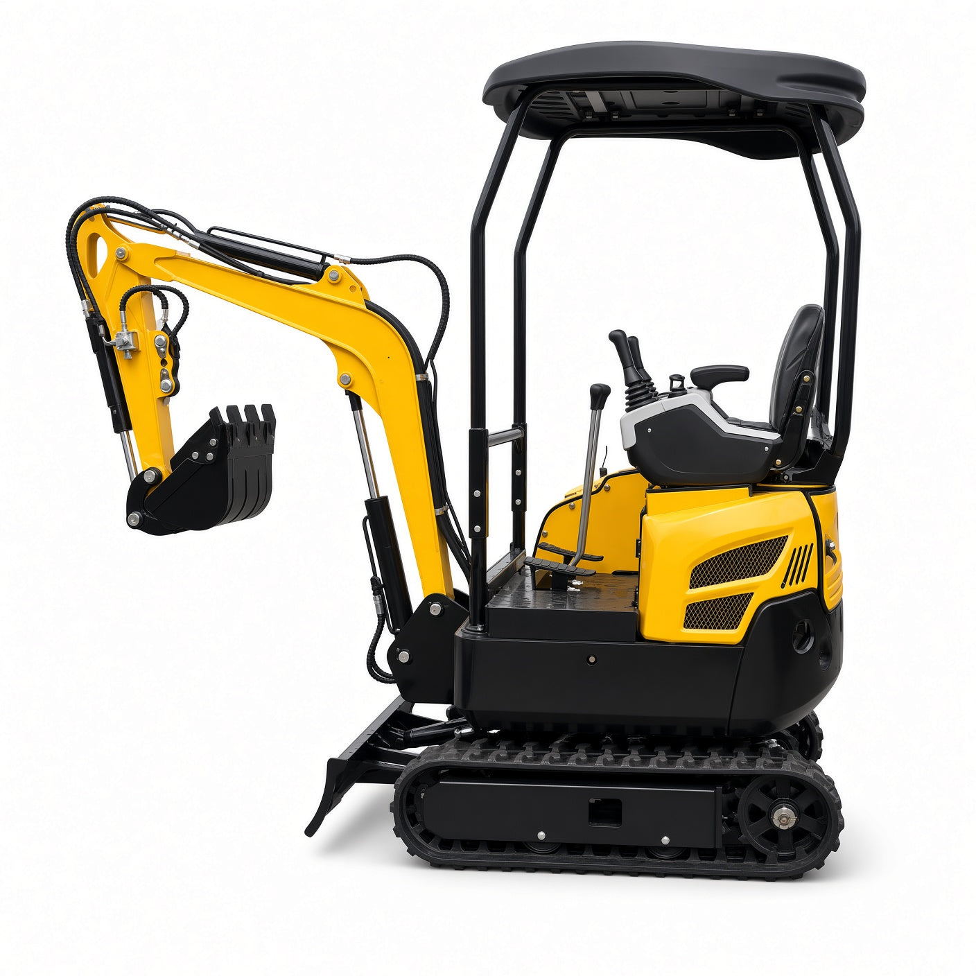 ME16 Mini Excavator 1000kg Diesel Engine Max Digging Depth 1800mm for Narrow Space Operations