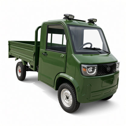 Ice Cream Pickup Electric Truck 60V/72V 2000W Motor 1000kg Load 1.8m Cargo Bed for Short-Distance Hauling
