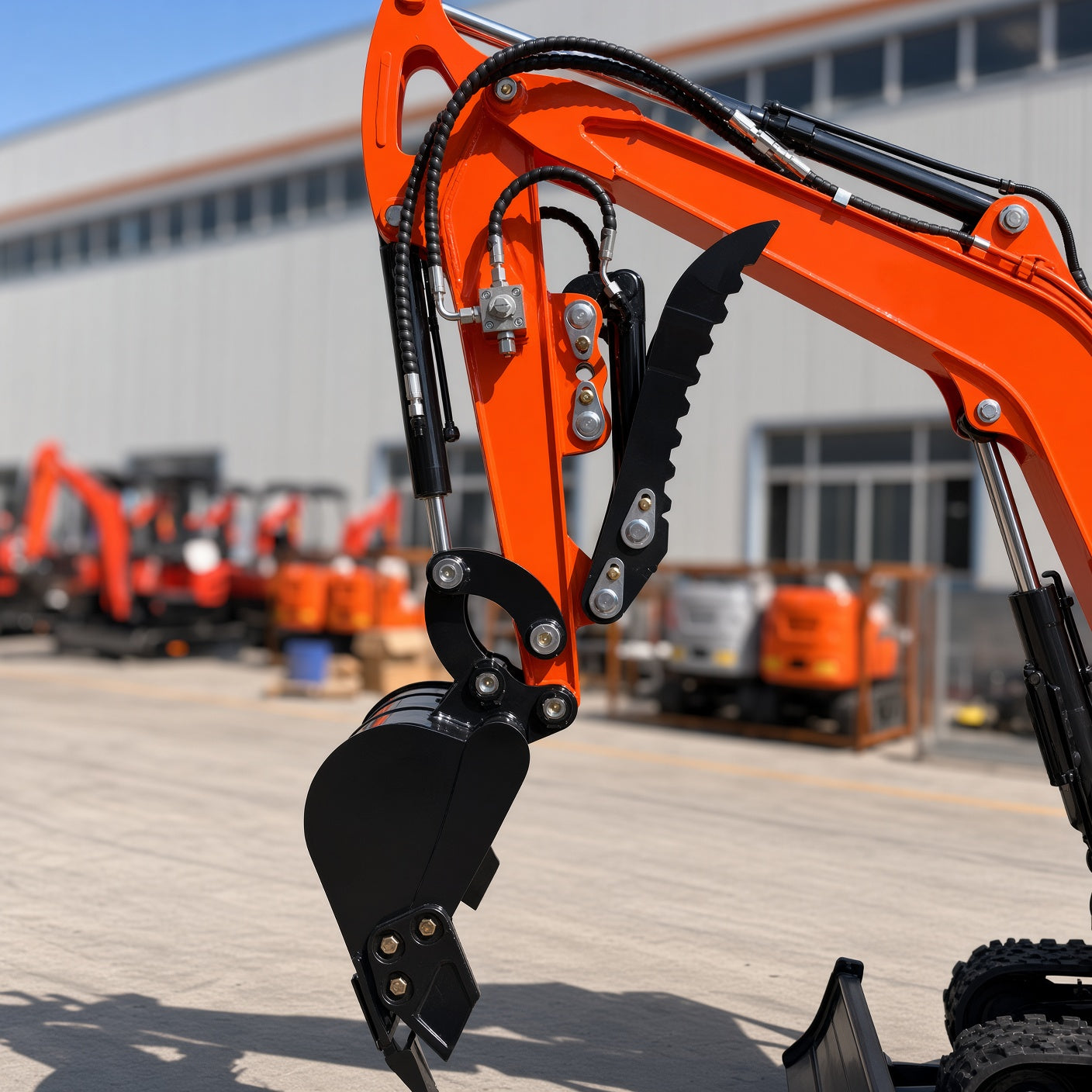 XZ12 Mini Excavator 760kg Diesel Engine Max Digging Depth 1700mm for Narrow Space Operations
