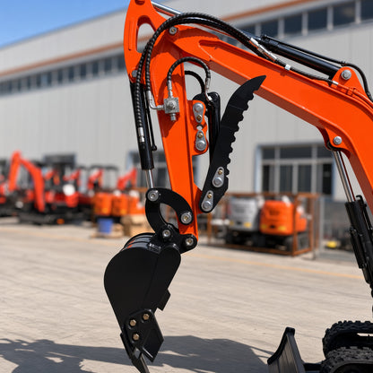 XZ12 Mini Excavator 760kg Diesel Engine Max Digging Depth 1700mm for Narrow Space Operations