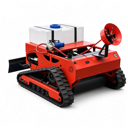 ME800 Tracked Remote Control Lawn Mower Runtong RV550 16HP 800mm Cutting Width Electric Start