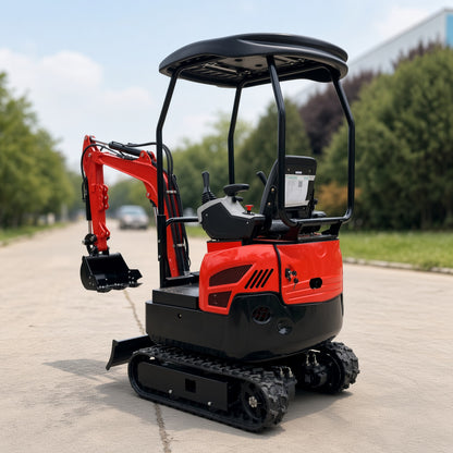 ME16 Mini Excavator 1000kg Diesel Engine Max Digging Depth 1800mm for Narrow Space Operations