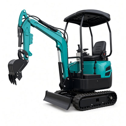 ME16 Mini Excavator 1000kg Diesel Engine Max Digging Depth 1800mm for Narrow Space Operations