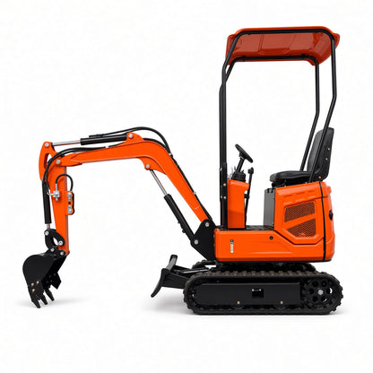 XZ12 Mini Excavator 760kg Diesel Engine Max Digging Depth 1700mm for Narrow Space Operations