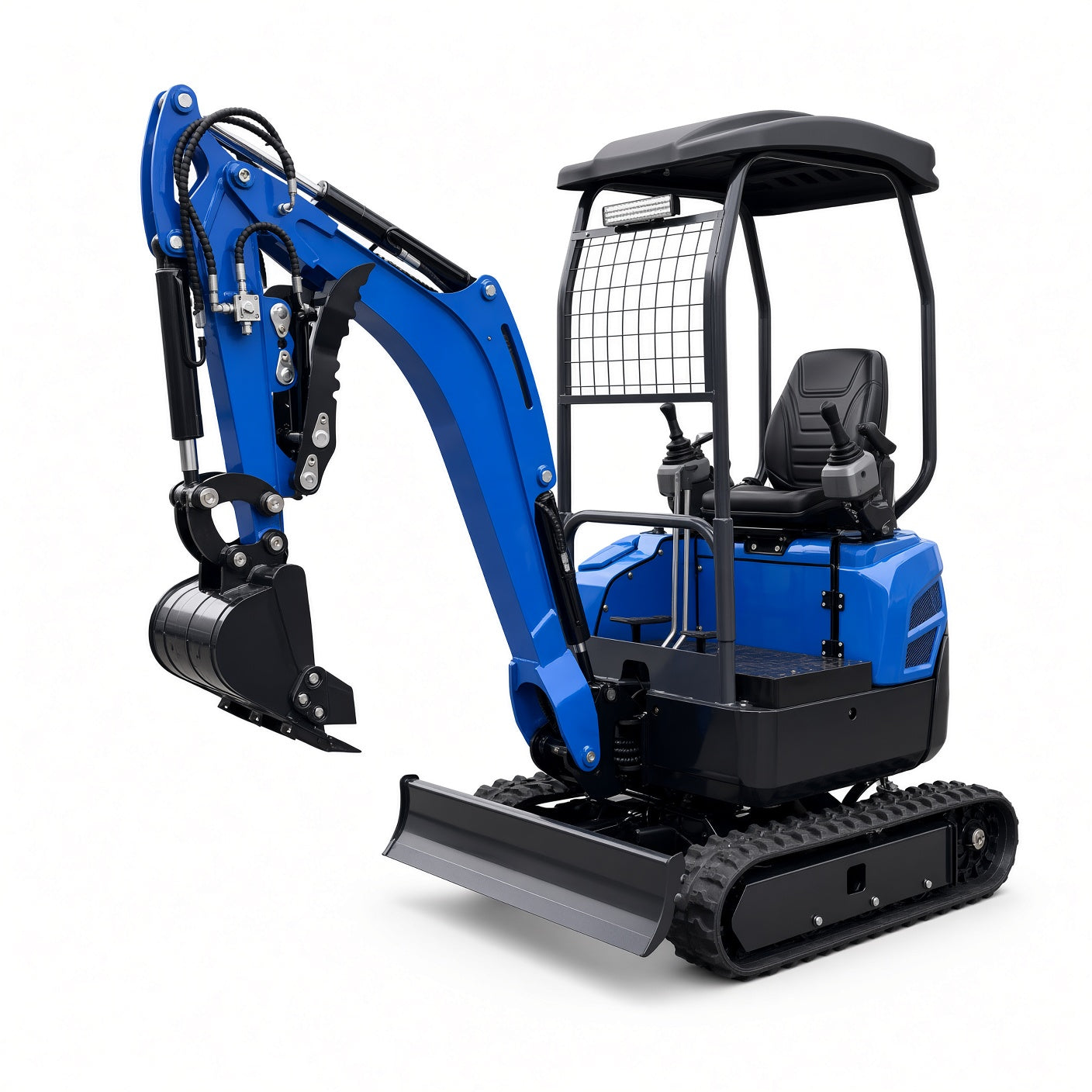 ME17 Mini Excavator 3-Cylinder Water-Cooled Diesel Engine Max Digging Depth 1800mm for Narrow Space Operations