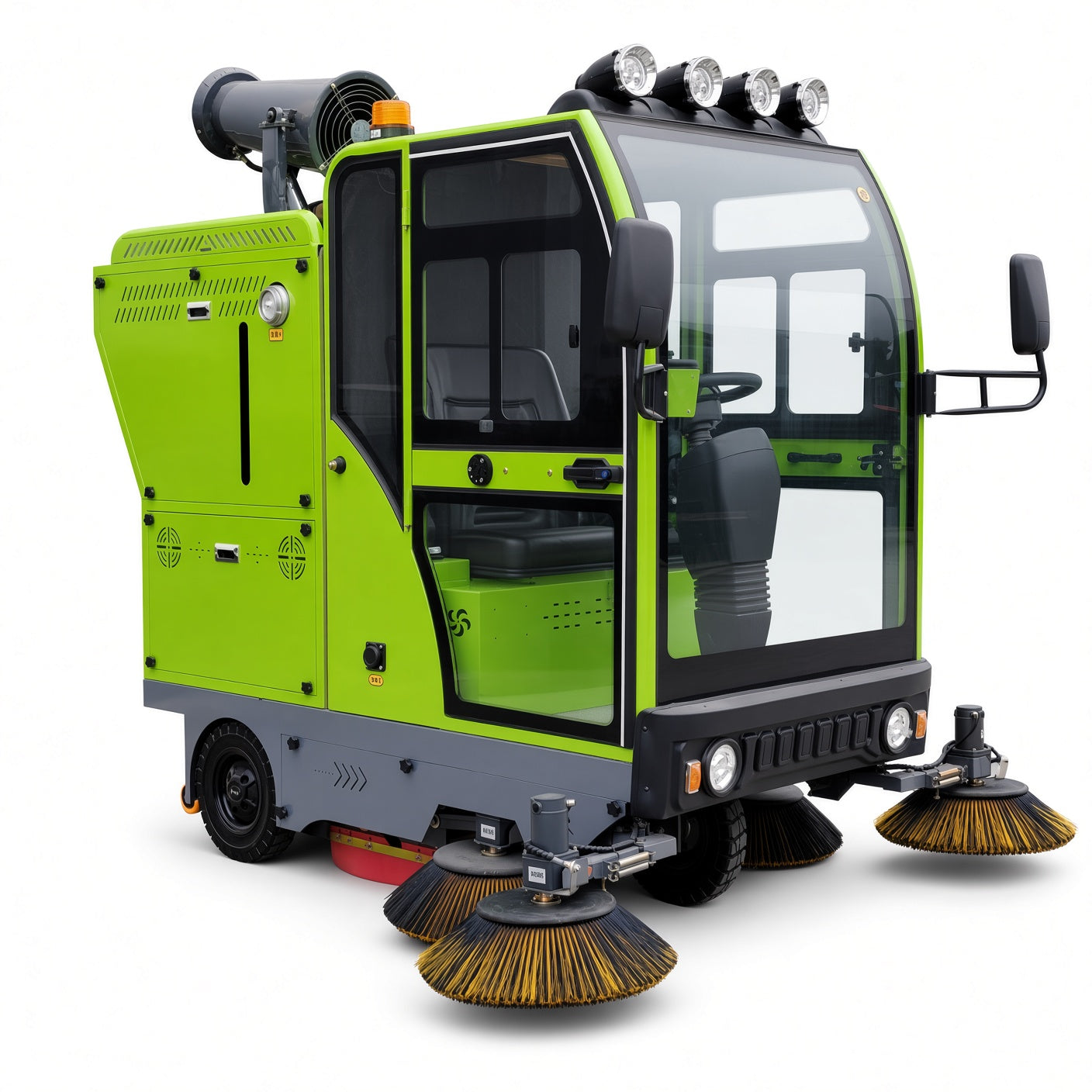 YX-22A Electric Street Sweeper 2200mm Sweeping Width 10000-15000㎡/h Efficiency 48V Drive High-Pressure Cleaning Intelligent Control