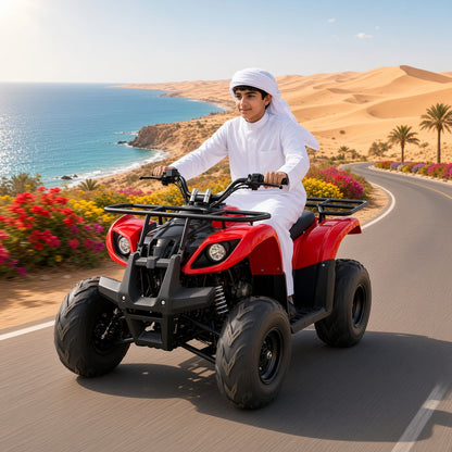 Gamma AS02 ATV 110cc Youth Quad 110cc 4-Stroke 60km/h Top Speed Hydraulic Disc Brake Electric Start Teenagers ATV