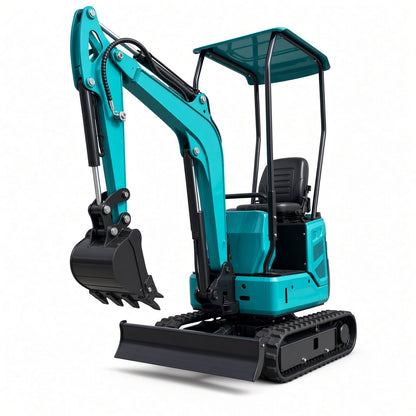 XZ12 Mini Excavator 760kg Diesel Engine Max Digging Depth 1700mm for Narrow Space Operations