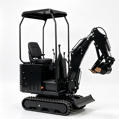 QH09 Mini Excavator Diesel Engine Max Digging Depth 1300mm for Narrow Space Operations
