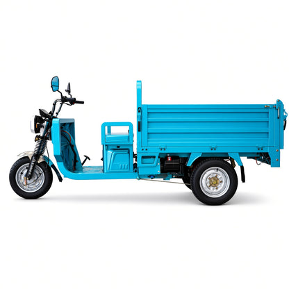 F7-160 Extreme-Core Electric Cargo Tricycle 1.6m 1200W PMSM Motor 60V/72V 475kg Rated