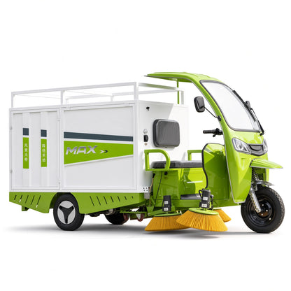 4-Brush 1-Suction Leaf Collection Vehicle 2000mm Sweeping Width 20000-35000㎡/h Efficiency 48V-60V Drive Intelligent Control