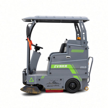 YX-16A 5-Brush Electric Street Sweeper 2200mm Sweeping Width 9000-16000㎡/h Efficiency 48V Drive Intelligent Control