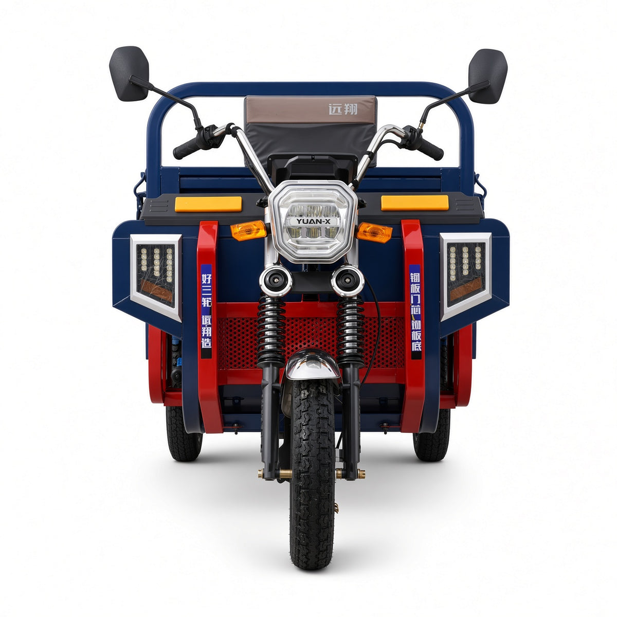 F13-180Z Dual-Beam Benba W Dump Electric Tricycle 1.8m 1800W Flat-Wire Motor 60V/72V 800kg Rated Load