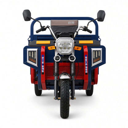 F13-180Z Dual-Beam Benba W Dump Electric Tricycle 1.8m 1800W Flat-Wire Motor 60V/72V 800kg Rated Load