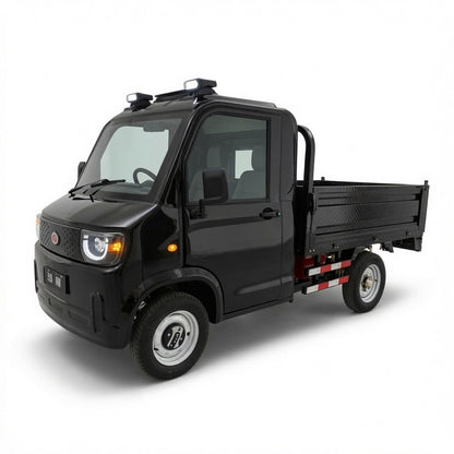 Long Cat Mini Truck Electric Dump Cargo Vehicle 2000W 4000W AC Motor Automatic Dumping Function Full Floating Rear Axle Steel Wire Tires Multimedia Display