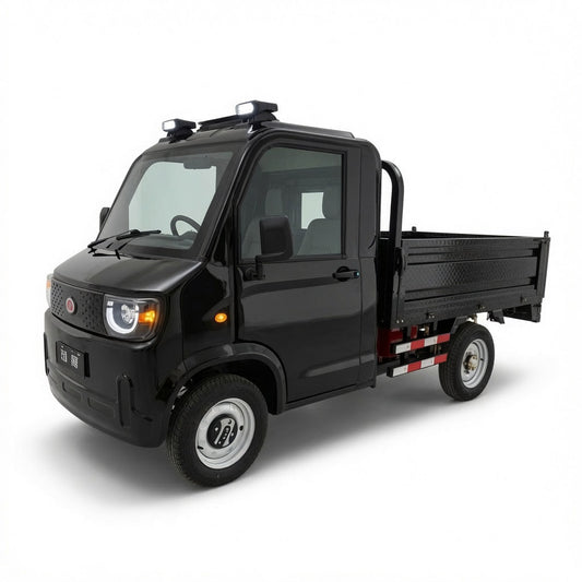 Long Cat Mini Truck Electric Dump Cargo Vehicle 2000W 4000W AC Motor Automatic Dumping Function Full Floating Rear Axle Steel Wire Tires Multimedia Display