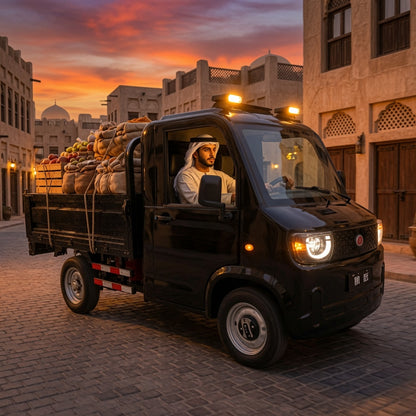 Long Cat Mini Truck Electric Dump Cargo Vehicle 2000W 4000W AC Motor Automatic Dumping Function Full Floating Rear Axle Steel Wire Tires Multimedia Display