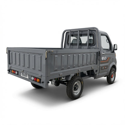 Electric Mini Pickup Truck 2000W--4000W AC Motor 60V 72V Battery Four Wheel Electric Cargo Vehicle Full Floating Rear Axle Steel Wire Tires Urban Delivery Truck