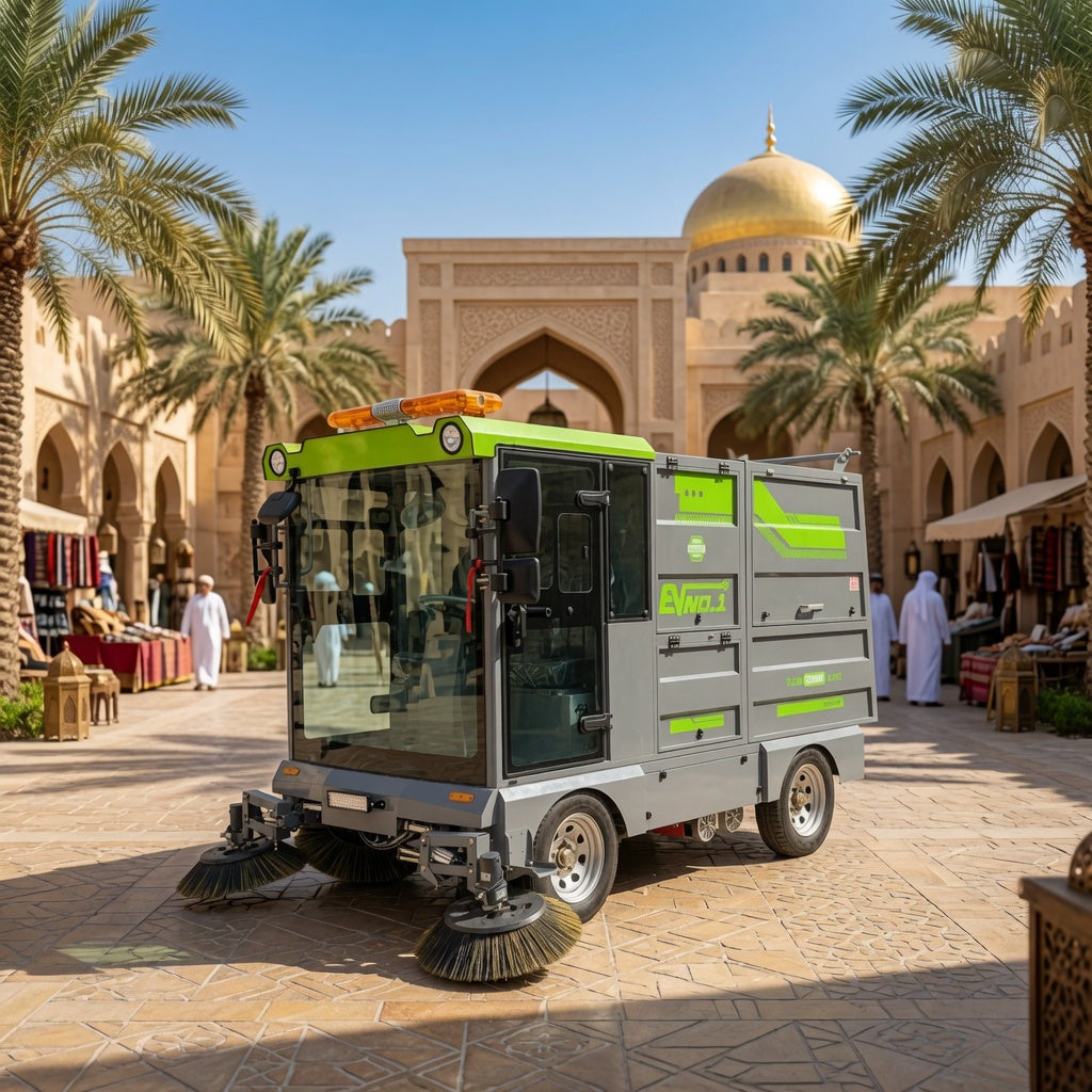 YX-5C Intelligent Electric High Dump Road Sweeper