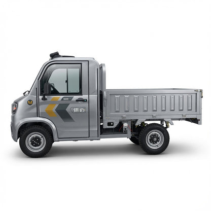 Long Cat Mini Truck Electric Dump Cargo Vehicle 2000W 4000W AC Motor Automatic Dumping Function Full Floating Rear Axle Steel Wire Tires Multimedia Display
