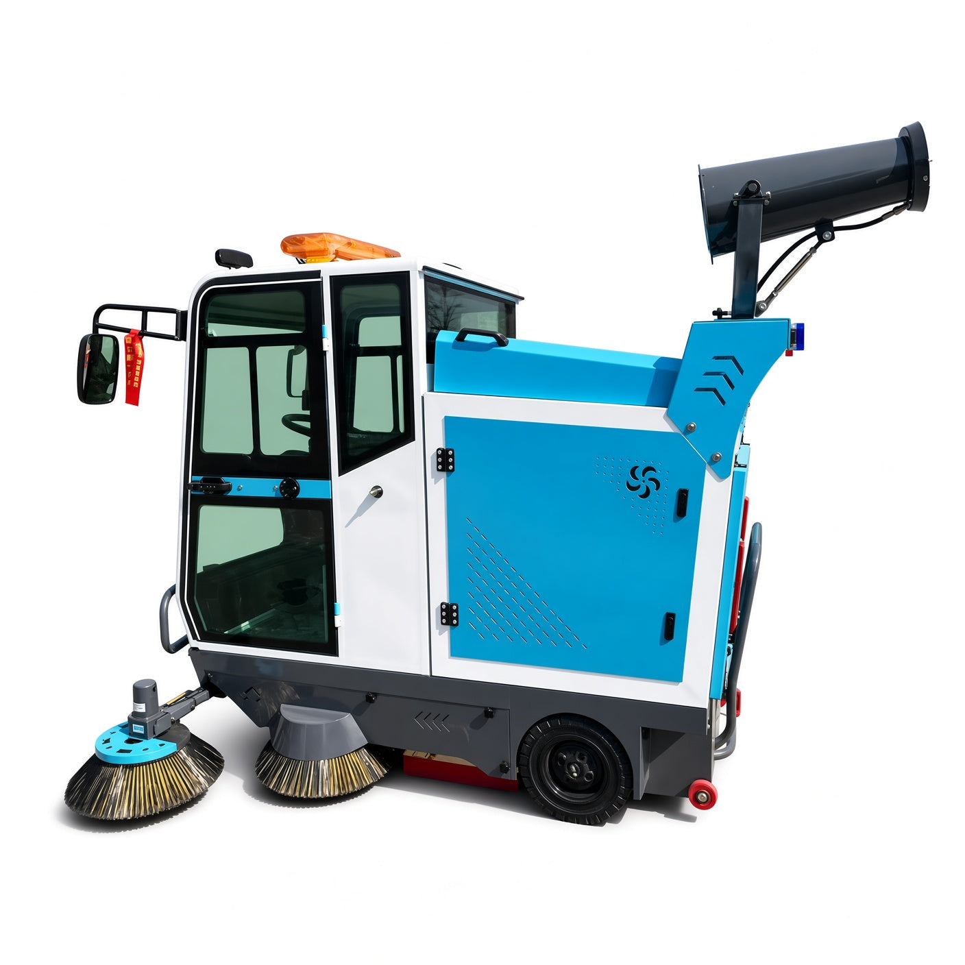 YX-G22D Electric Road Sweeper Airport Cleaning Vehicle Sweeping Machine Electric Fog Cannon Garbage Truck