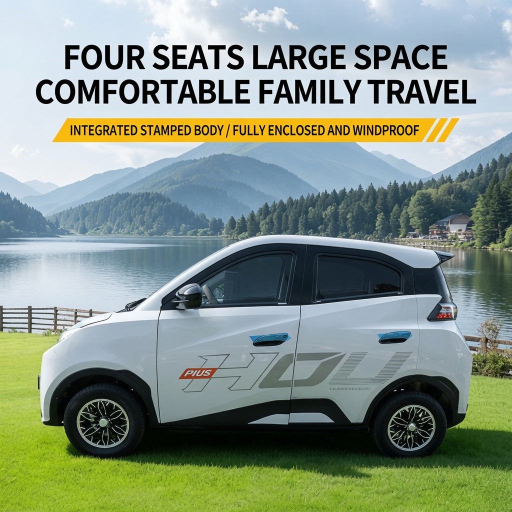 Seagull Electric Mini Car Four Seat Electric Vehicle 1500W Motor 60V 72V Battery Urban Mobility Vehicle
